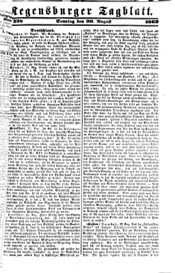 Regensburger Tagblatt Sonntag 30. August 1863