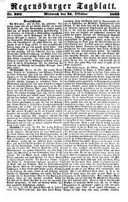 Regensburger Tagblatt Mittwoch 21. Oktober 1863