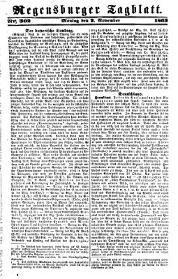 Regensburger Tagblatt Montag 2. November 1863