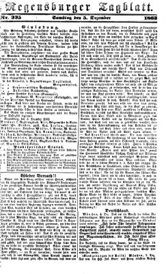 Regensburger Tagblatt Samstag 5. Dezember 1863