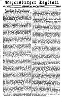 Regensburger Tagblatt Samstag 26. Dezember 1863