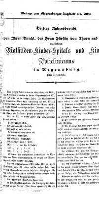 Regensburger Tagblatt Samstag 1. August 1863