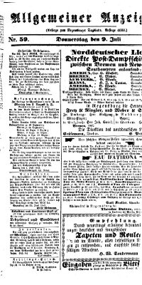 Regensburger Tagblatt Donnerstag 9. Juli 1863