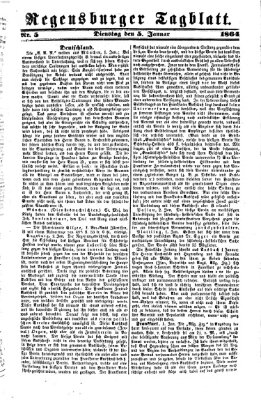 Regensburger Tagblatt Dienstag 5. Januar 1864