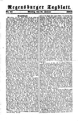 Regensburger Tagblatt Montag 11. Januar 1864