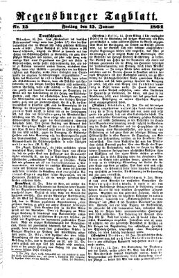 Regensburger Tagblatt Freitag 15. Januar 1864