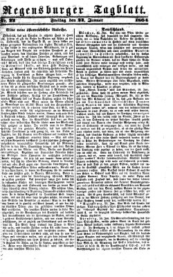 Regensburger Tagblatt Freitag 22. Januar 1864