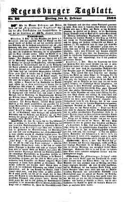 Regensburger Tagblatt Freitag 5. Februar 1864