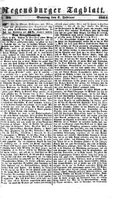 Regensburger Tagblatt Sonntag 7. Februar 1864