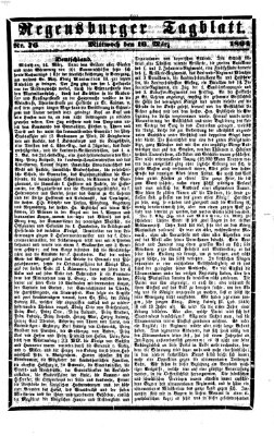 Regensburger Tagblatt Mittwoch 16. März 1864