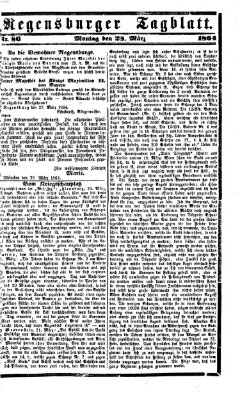 Regensburger Tagblatt Montag 28. März 1864