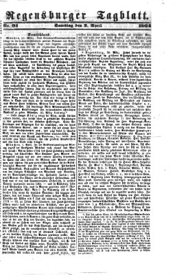 Regensburger Tagblatt Samstag 2. April 1864