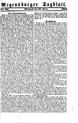 Regensburger Tagblatt Mittwoch 27. April 1864