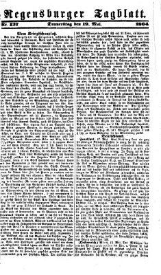 Regensburger Tagblatt Donnerstag 19. Mai 1864