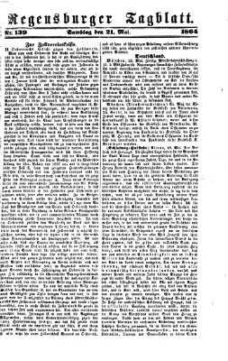 Regensburger Tagblatt Samstag 21. Mai 1864