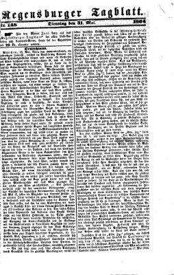 Regensburger Tagblatt Dienstag 31. Mai 1864