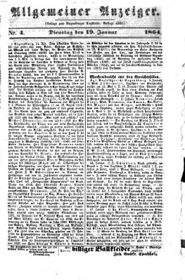 Regensburger Tagblatt Dienstag 19. Januar 1864