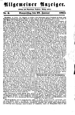 Regensburger Tagblatt Donnerstag 28. Januar 1864