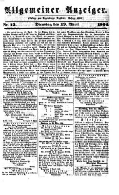 Regensburger Tagblatt Dienstag 19. April 1864