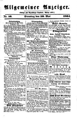 Regensburger Tagblatt Dienstag 10. Mai 1864