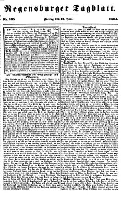 Regensburger Tagblatt Freitag 17. Juni 1864