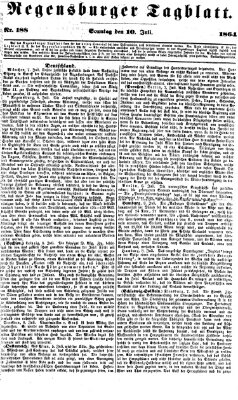 Regensburger Tagblatt Sonntag 10. Juli 1864