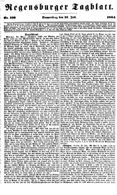 Regensburger Tagblatt Donnerstag 21. Juli 1864