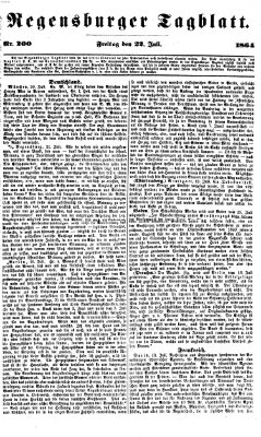 Regensburger Tagblatt Freitag 22. Juli 1864