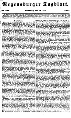 Regensburger Tagblatt Donnerstag 28. Juli 1864