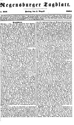 Regensburger Tagblatt Freitag 5. August 1864