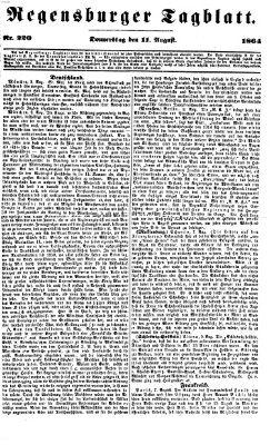 Regensburger Tagblatt Donnerstag 11. August 1864