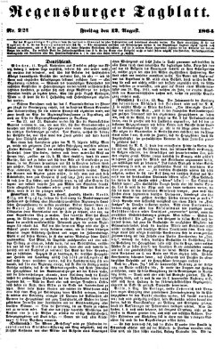 Regensburger Tagblatt Freitag 12. August 1864