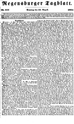 Regensburger Tagblatt Sonntag 14. August 1864