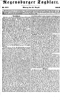 Regensburger Tagblatt Montag 15. August 1864