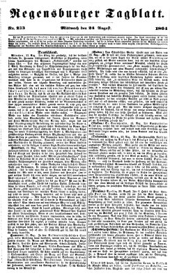 Regensburger Tagblatt Mittwoch 24. August 1864