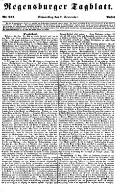 Regensburger Tagblatt Donnerstag 1. September 1864