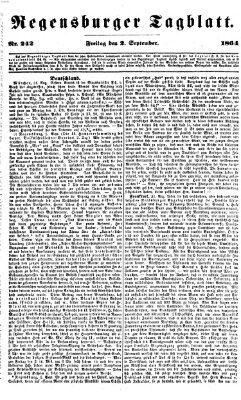 Regensburger Tagblatt Freitag 2. September 1864