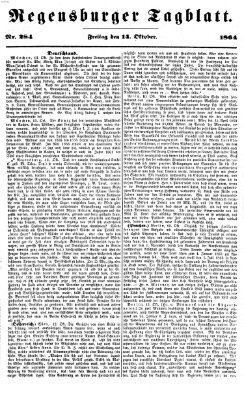 Regensburger Tagblatt Freitag 14. Oktober 1864