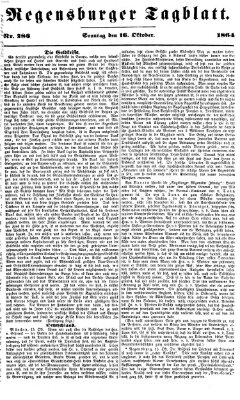 Regensburger Tagblatt Sonntag 16. Oktober 1864