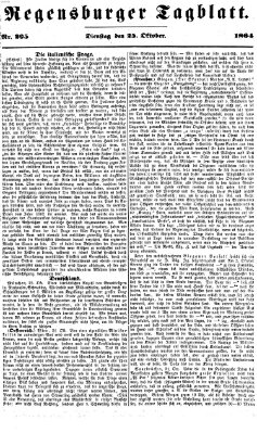 Regensburger Tagblatt Dienstag 25. Oktober 1864