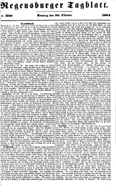 Regensburger Tagblatt Sonntag 30. Oktober 1864