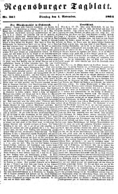 Regensburger Tagblatt Dienstag 1. November 1864