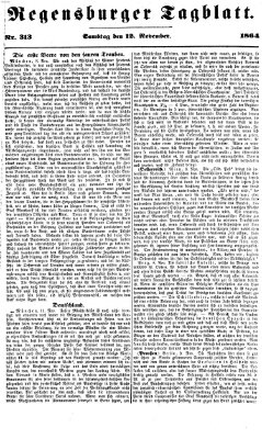 Regensburger Tagblatt Samstag 12. November 1864