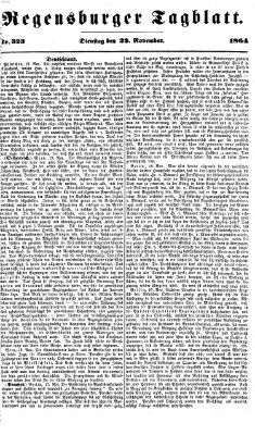 Regensburger Tagblatt Dienstag 22. November 1864