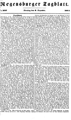 Regensburger Tagblatt Dienstag 6. Dezember 1864