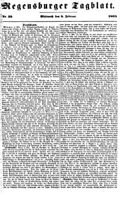 Regensburger Tagblatt Mittwoch 8. Februar 1865