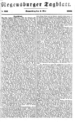 Regensburger Tagblatt Donnerstag 4. Mai 1865