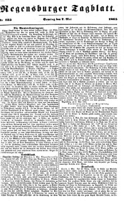 Regensburger Tagblatt Sonntag 7. Mai 1865