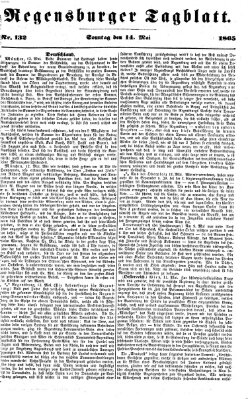 Regensburger Tagblatt Sonntag 14. Mai 1865