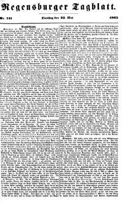 Regensburger Tagblatt Dienstag 23. Mai 1865